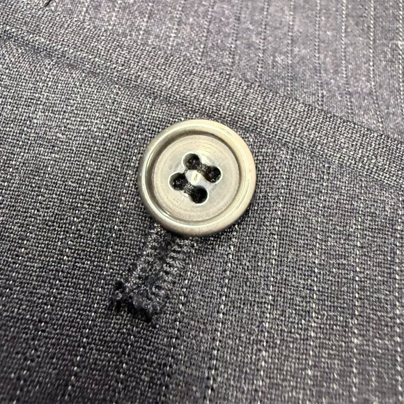 Hugo Boss Dress Pants Navy Blue Pinstripe Stretch Wool Trousers 34x31 - Picture 10 of 10